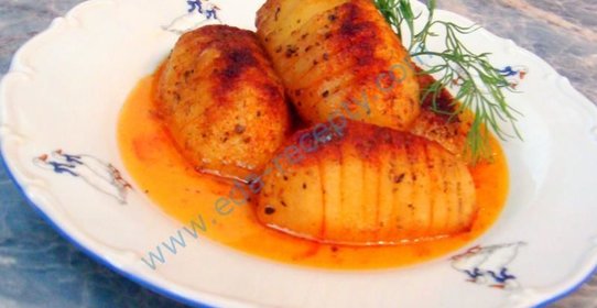 Картофель в апельсиновой глазури