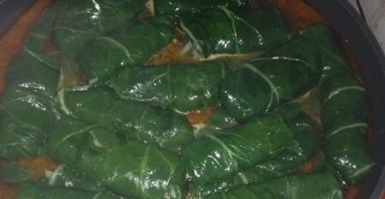 Голубцы из мангольда