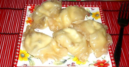 Вареники на пару