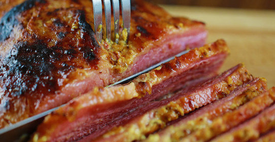 Говядина, обжаренная в горчице