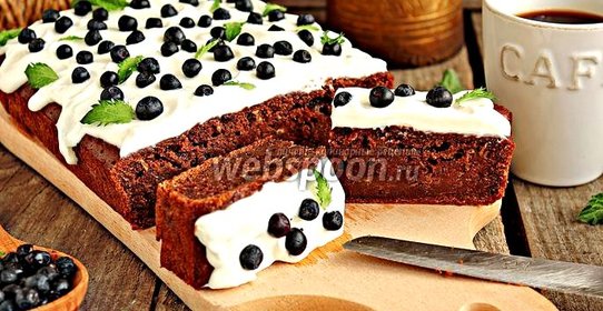 Кекс шоколадный с кабачком