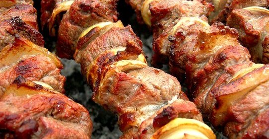 Шашлык из белого мяса