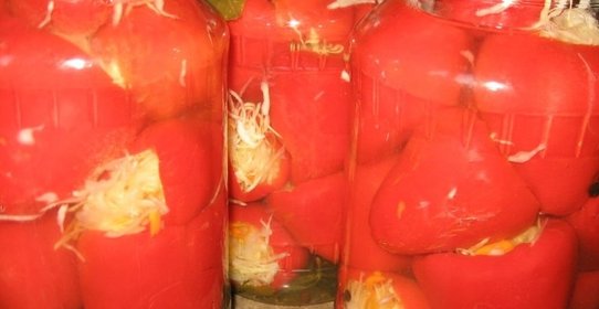Фаршированный перец на зиму