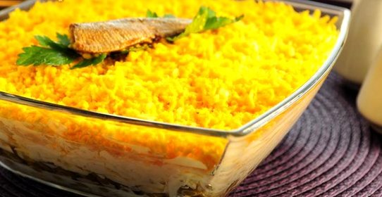 Салат со шпротами «Берта»