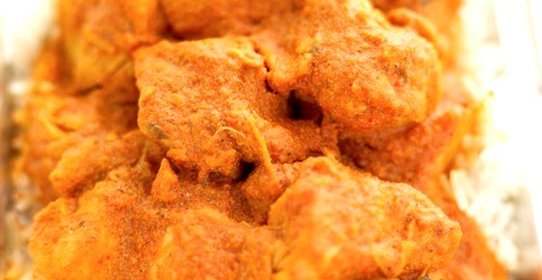 Красная свинина с карри