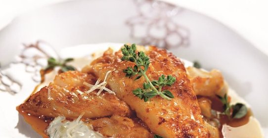 Палтус в сырной панировке