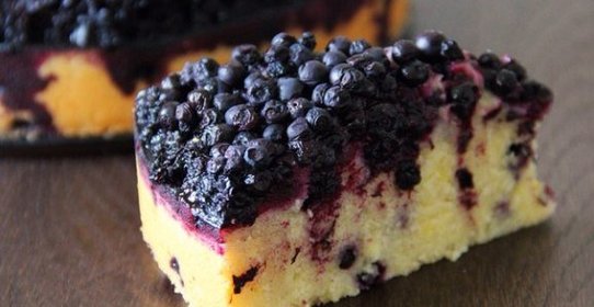 Тосканский пирог с черникой