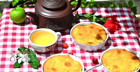 Диетический яблочный пирог