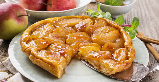 Яблочный пирог тарт татен