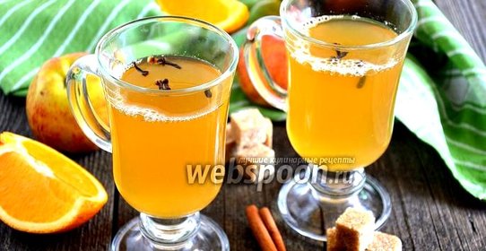 Апельсиново-яблочный грог