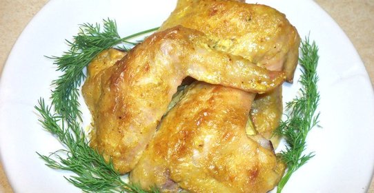 Куриные крылышки в горчичном соусе