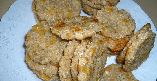 Овсяно-сырное печенье