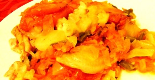 Бигус с курицей в мультиварке