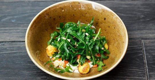 Теплый салат с корнеплодами