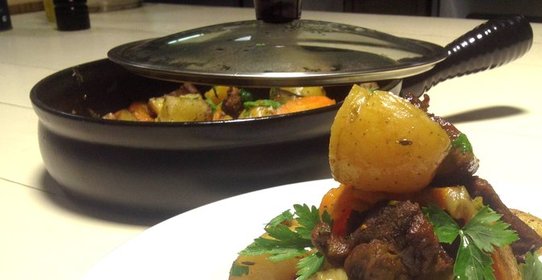 Рагу из баранины с чабрецом