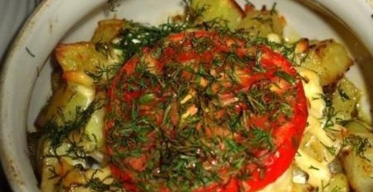 Курица в горшочке с картошкой жаркое