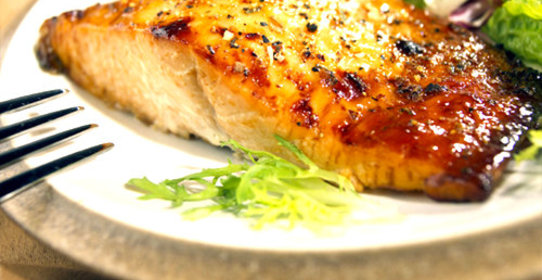 Лосось гриль