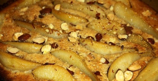 Грушевый пирог с франжипаном