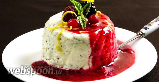 Творожно-маковый мусс