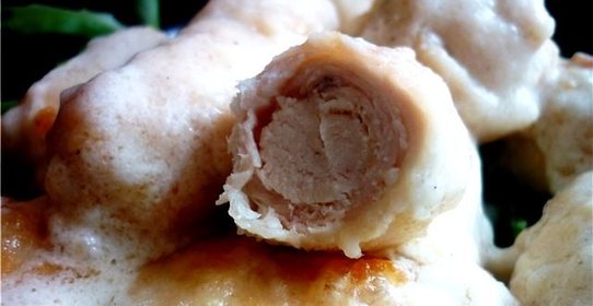 Мини-рулетики из куриного филе