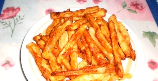 Картофель в кляре