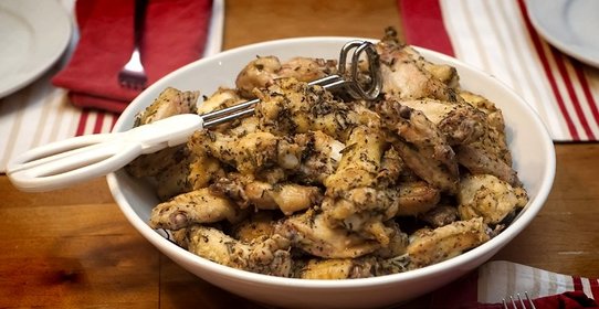 Запеченные куриные крылышки