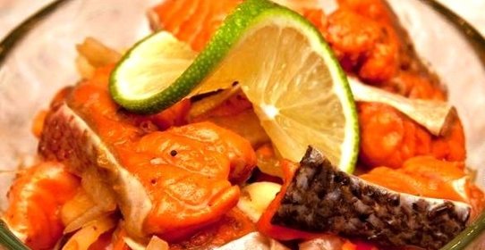 Салат хе с рыбой