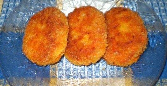 Морковные котлеты на пару