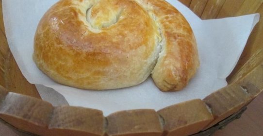 Вертута из творожного теста