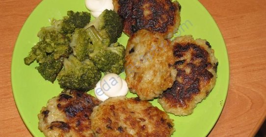 Грибные котлеты из шампиньонов постные