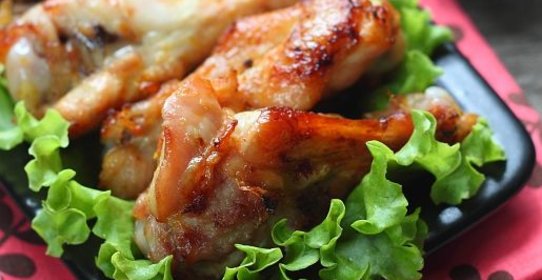 Куриные крылышки в апельсиновом маринаде