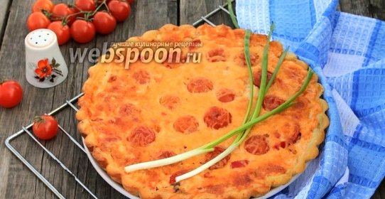 Пирог открытый с мясом
