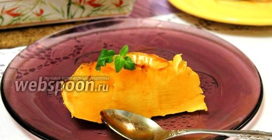 Тыква с мандариновыми дольками и мёдом