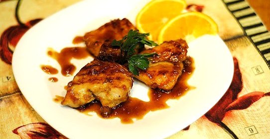 Апельсиново-медовая курица