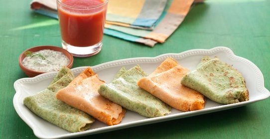 Разноцветные блины