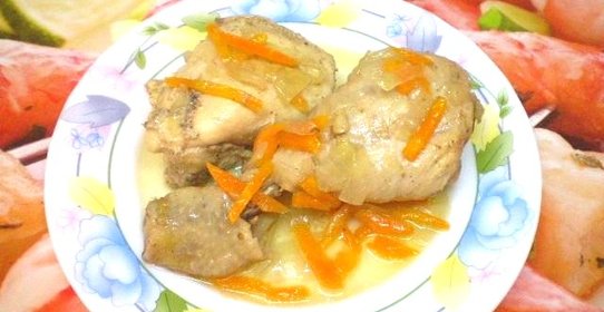 Курица тушеная в мультиварке