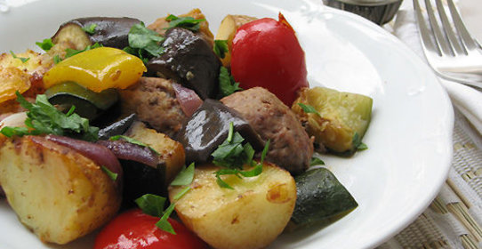 Фрикадельки с овощами