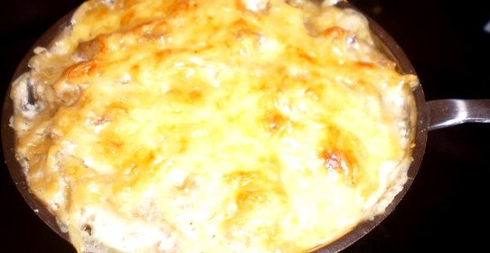 Жульен из шампиньонов