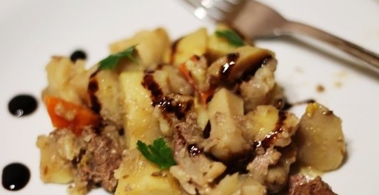 Говядина кусочками в мультиварке