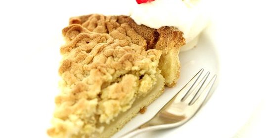 Пирог с яблоками, медом и имбирем