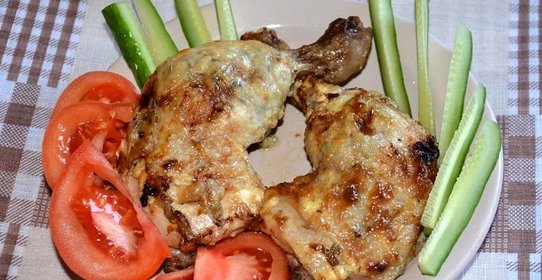 Куриные окорочка с пряными травами