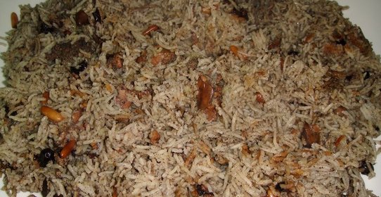 Плов с куриной печенью